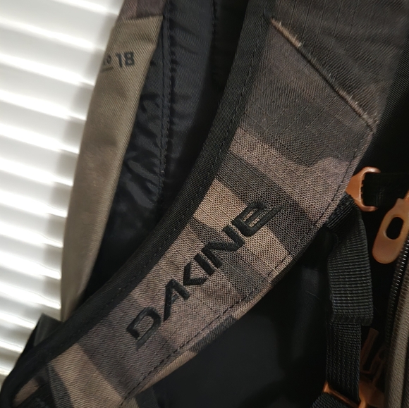 Dakine Camouflage Backpack with Yellow and Brown Accents main image 12